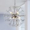 Phoenix 8 -Light Clear Sputnik Sphere Chandelier with Crystal Accents by Maxax