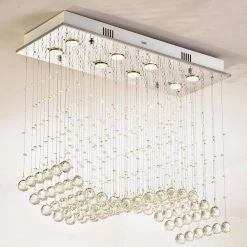 Albany 8-Light Chrome Dimmable Tiered Chandelier by Maxax -Maxax Elegant store chrome maxax chandeliers mx19056 8 c 44 1000