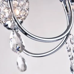 Providence 5-Light Chrome Candle Style Classic Chandelier with Crystal Accents by Maxax -Maxax Elegant store chrome maxax chandeliers mx19083 5ch p 44 1000