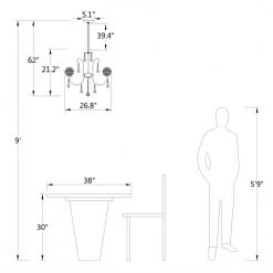 Providence 5-Light Chrome Candle Style Classic Chandelier with Crystal Accents by Maxax -Maxax Elegant store chrome maxax chandeliers mx19083 5ch p 4f 1000