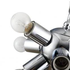 Augusta 9-Light Chrome Sputnik Sphere Chandelier by Maxax -Maxax Elegant store chrome maxax chandeliers mx19112 9ch p 4f 1000