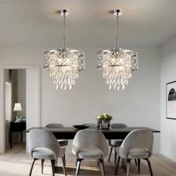 Indianapolis 5-Light Chrome Lantern Drum Chandelier with Crystal Accents by Maxax 11 Indianapolis 5-Light Chrome Lantern Drum Chandelier with Crystal Accents by Maxax -Maxax Elegant store chrome maxax chandeliers mxsu 5ch p 44 1000