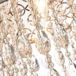 Indianapolis 5-Light Chrome Lantern Drum Chandelier with Crystal Accents by Maxax 9 Indianapolis 5-Light Chrome Lantern Drum Chandelier with Crystal Accents by Maxax -Maxax Elegant store chrome maxax chandeliers mxsu 5ch p 4f 1000