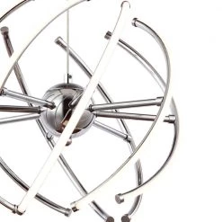 Morristown 8 - Light Chrome Modern Integrated LED Chandelier by Maxax -Maxax Elegant store chrome maxax chandeliers om205p ch 4f 1000