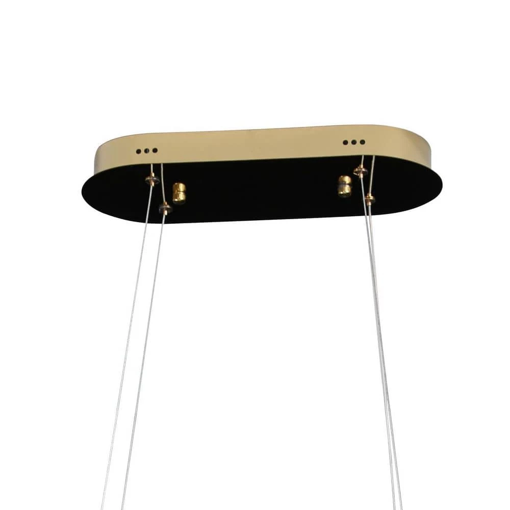 Jefferson 1-Light Clear/Chrome Unique Integrated LED Chandelier with Crystal Accents by Maxax 5 Jefferson 1-Light Clear/Chrome Unique Integrated LED Chandelier with Crystal Accents by Maxax - Image 5