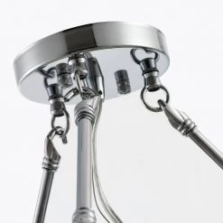 Jackson 15 in. 4-Light Semi-Flush Mount with Crystal by Maxax -Maxax Elegant store chrome maxax flush mount lights mx19086 4ch p fa 1000