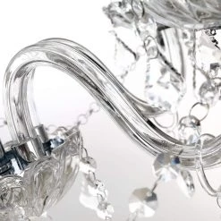 Atlanta 5 -Light Candle Style Traditional Chandelier with Crystal Accents by Maxax -Maxax Elegant store clear chrome maxax chandeliers mx17020 5 p 44 1000