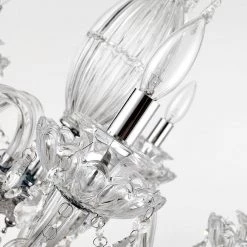 Atlanta 5 -Light Candle Style Traditional Chandelier with Crystal Accents by Maxax -Maxax Elegant store clear chrome maxax chandeliers mx17020 5 p fa 1000