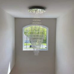 Albany 7-Light Clear Statement Empire Chandelier with Crystal Accents by Maxax -Maxax Elegant store clear maxax chandeliers mx16006 c 66 1000