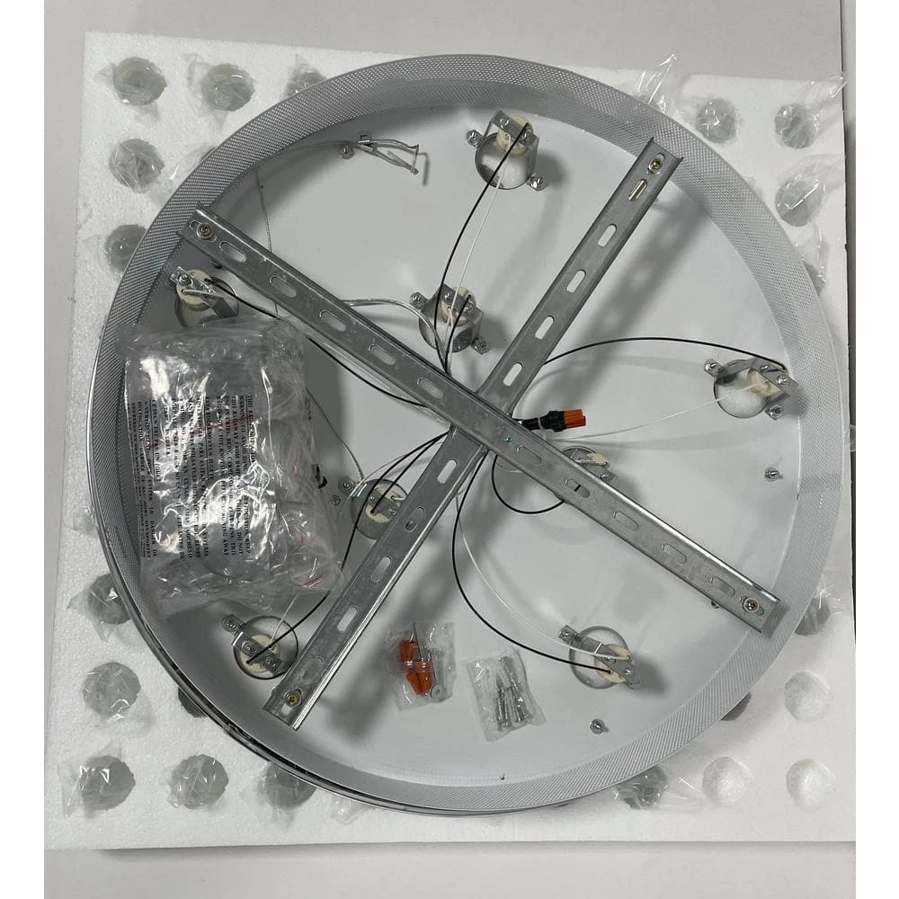 Albany 8 -Light Chrome Statement Tiered Chandelier with Crystal Accents by Maxax 5 Albany 8 -Light Chrome Statement Tiered Chandelier with Crystal Accents by Maxax - Image 5