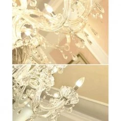 Atlanta 12-Light Clear Candle Style Traditional Chandelier with Crystal Accents by Maxax -Maxax Elegant store clear maxax chandeliers mx17020 12 p c3 1000