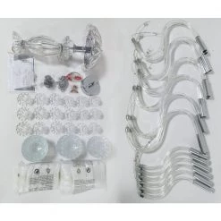 Atlanta 18-Light Clear Candle Style Classic/Traditional Chandelier with Crystal Accents by Maxax -Maxax Elegant store clear maxax chandeliers mx17020 18 p 1d 1000