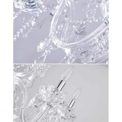 Atlanta 18-Light Clear Candle Style Classic/Traditional Chandelier with Crystal Accents by Maxax -Maxax Elegant store clear maxax chandeliers mx17020 18 p 4f 1000