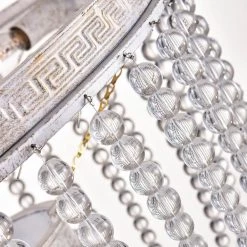 Portland 3-Light Clear Unique/Statement Drum Chandelier With Crystal by Maxax -Maxax Elegant store clear maxax chandeliers mx19065 3 p 66 1000