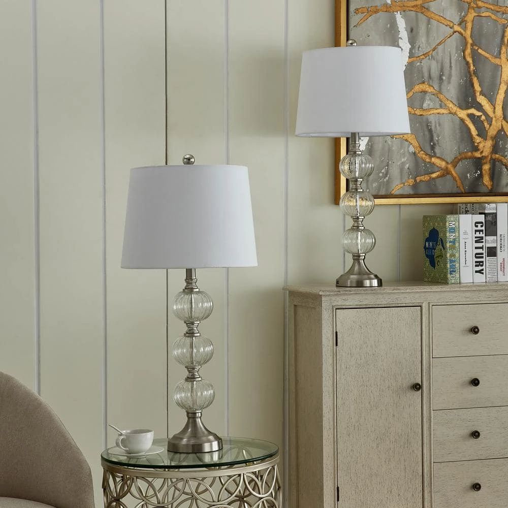 Montgomery 29 in. Clear Buffet Lamp Set with USB (Set of 2) by Maxax 9 Montgomery 29 in. Clear Buffet Lamp Set with USB (Set of 2) by Maxax - Image 9