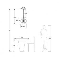 Frankfort 4 - Light Gold & Black Unique/Statement Globe Pendant with Crystal Accents by Maxax -Maxax Elegant store gold black maxax chandeliers mx19043 4 p 66 1000
