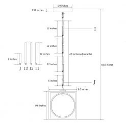 Boston 5-Light Black/Gold Lantern Square Integrated LED Chandelier by Maxax 13 Boston 5-Light Black/Gold Lantern Square Integrated LED Chandelier by Maxax -Maxax Elegant store gold black maxax chandeliers mx2025 p1m 44 1000