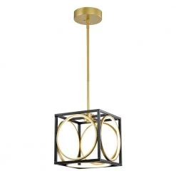 Boston 5-Light Black/Gold Lantern Square Integrated LED Chandelier by Maxax 10 Boston 5-Light Black/Gold Lantern Square Integrated LED Chandelier by Maxax -Maxax Elegant store gold black maxax chandeliers mx2025 p1m c3 1000