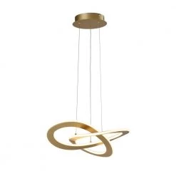 Carson 1-Light Integrated LED Gold Unique Chandelier by Maxax