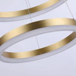 Carson 3-Light Integrated LED Gold Chandelier by Maxax 11 Carson 3-Light Integrated LED Gold Chandelier by Maxax -Maxax Elegant store gold maxax chandeliers yx 22 4f 1000