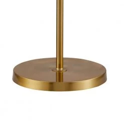 New York 65 in. Gold Tray Table Floor Lamp With Glass Shade by Maxax -Maxax Elegant store gold maxax floor lamps f70 gd 1f 1000