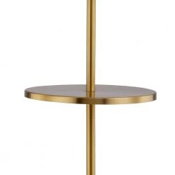 New York 65 in. Gold Tray Table Floor Lamp With Glass Shade by Maxax -Maxax Elegant store gold maxax floor lamps f70 gd 4f 1000