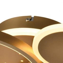 Carson 21.65 in. 2-Light Gold Cluster Circle LED Semi-Flush Mount by Maxax 12 Carson 21.65 in. 2-Light Gold Cluster Circle LED Semi-Flush Mount by Maxax -Maxax Elegant store gold maxax flush mount lights 6507 4gd 1f 1000