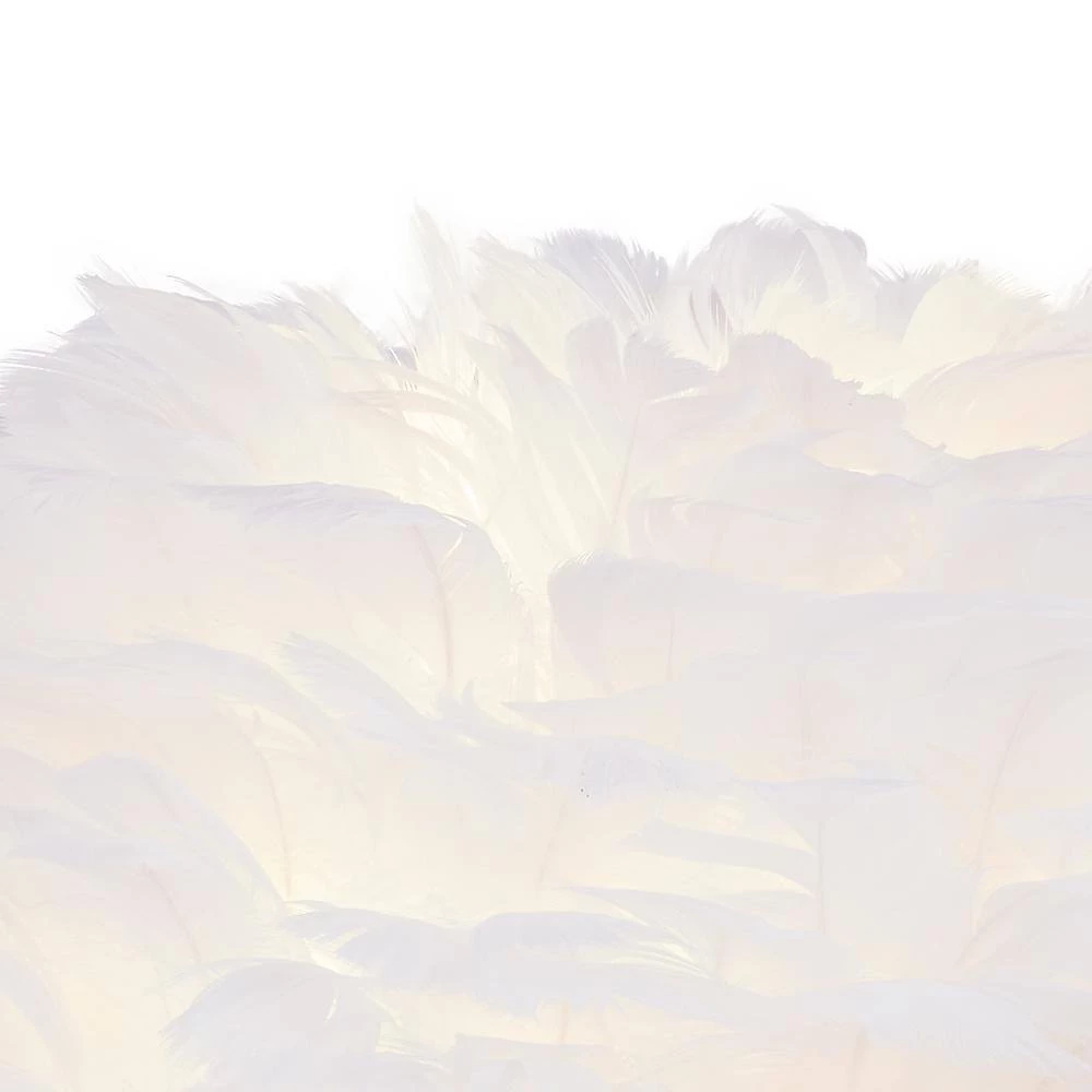 Columbus 14.5 in. Gold Tripod Table Lamp Set with White Feather by Maxax 6 Columbus 14.5 in. Gold Tripod Table Lamp Set with White Feather by Maxax - Image 6