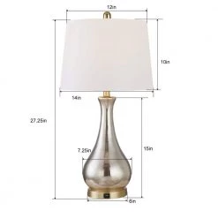 Denver 27 .25" Gold Table Lamp Set with USB (Set of 2) by Maxax 11 Denver 27 .25" Gold Table Lamp Set with USB (Set of 2) by Maxax -Maxax Elegant store gold maxax table lamps t41 gd c3 1000