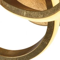 Washington 1-Light Gold Dimmable Integrated LED Metal Wall Sconce by Maxax -Maxax Elegant store gold maxax wall sconces 6505 2gd c3 1000