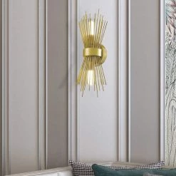 Washington 2 - Light Gold Dimmable Gold Wallchiere by Maxax 10 Washington 2 - Light Gold Dimmable Gold Wallchiere by Maxax -Maxax Elegant store gold maxax wall sconces mx21036 w2gd 4f 1000