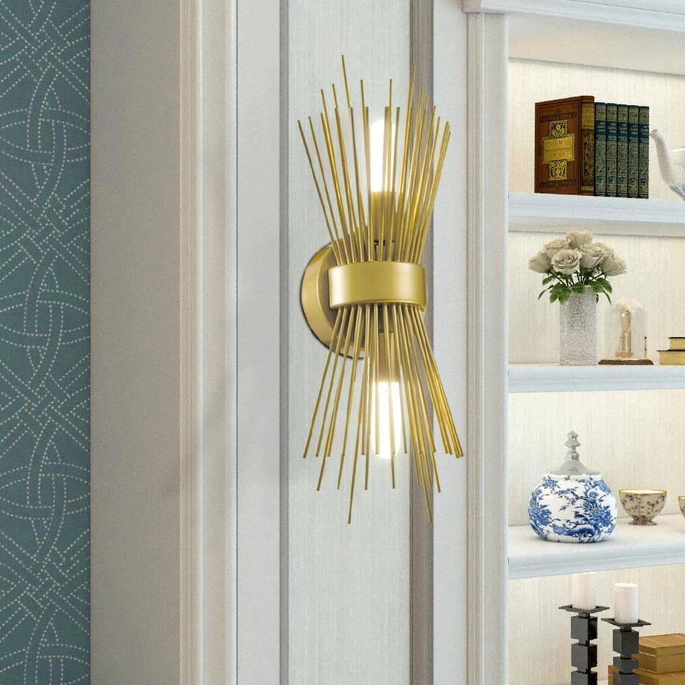 Washington 2 - Light Gold Dimmable Gold Wallchiere by Maxax 2 Washington 2 - Light Gold Dimmable Gold Wallchiere by Maxax - Image 2