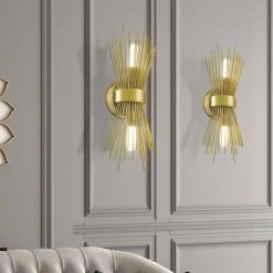 Washington 2 - Light Gold Dimmable Gold Wallchiere by Maxax 13 Washington 2 - Light Gold Dimmable Gold Wallchiere by Maxax -Maxax Elegant store gold maxax wall sconces mx21036 w2gd fa 1000