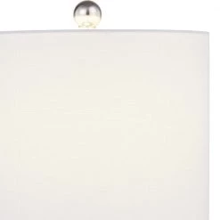 Sacramento 18 in. Bedside Gray Porcelain Table Lamp (Set of 2) by Maxax -Maxax Elegant store gray maxax table lamps t123 te 66 1000