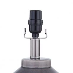 Sacramento 18 in. Bedside Gray Porcelain Table Lamp (Set of 2) by Maxax -Maxax Elegant store gray maxax table lamps t123 te 76 1000