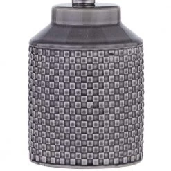 Sacramento 18 in. Bedside Gray Porcelain Table Lamp (Set of 2) by Maxax -Maxax Elegant store gray maxax table lamps t123 te fa 1000