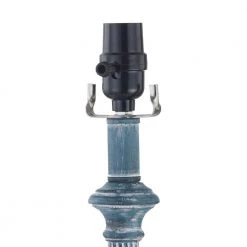 Salem 27.5 in. Green Table Lamp Set With Teal Shade (Set of 2) by Maxax -Maxax Elegant store green maxax table lamps t09 gn 44 1000