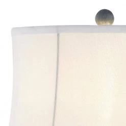 Salem 27.5 in. Green Table Lamp Set With Teal Shade (Set of 2) by Maxax -Maxax Elegant store green maxax table lamps t09 gn 4f 1000