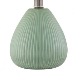 Sacramento 15.5 in. Green Table Lamp Set With White Shade (Set of 2) by Maxax -Maxax Elegant store green maxax table lamps t62 gr 1d 1000