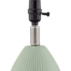 Sacramento 15.5 in. Green Table Lamp Set With White Shade (Set of 2) by Maxax -Maxax Elegant store green maxax table lamps t62 gr 66 1000