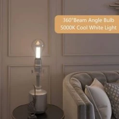 6-Watt (60-Watt Equivalent), A19 LED, Dimmable Light Bulb, Daylight E26/Medium (Standard) Base 5000K (Set of 6) by Maxax -Maxax Elegant store maxax edison bulbs mxa60 a19 650 6pk fa 1000