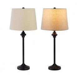 Cleveland 26 " Black Buffet Table Lamp Set (Set of 2) by Maxax -Maxax Elegant store maxax lamp sets t13 bk c3 1000