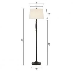 Cleveland 3-Piece Traditional Floor Lamp Set (Set of 3) by Maxax -Maxax Elegant store maxax lamp sets tf102 bk 4f 1000