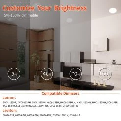 4 in. Canless Ultra-Thin 9-Watt CCT 5000K Remodel Integrated LED Recessed Light Kit (6-Pack) by Maxax 11 4 in. Canless Ultra-Thin 9-Watt CCT 5000K Remodel Integrated LED Recessed Light Kit (6-Pack) by Maxax -Maxax Elegant store maxax recessed lighting kits mx4 9rd50 c3 1000