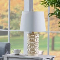 Sunni Kaison 21 in. H Natural Standard Table Lamp by Maxax -Maxax Elegant store natural maxax table lamps t108 nat s 76 1000