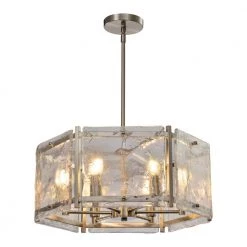 St. Louis 6-Light Nickel Unique Drum Chandelier by Maxax 9 St. Louis 6-Light Nickel Unique Drum Chandelier by Maxax -Maxax Elegant store nickel maxax chandeliers mx2002 p6 c3 1000