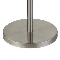 Oklahoma 59 in. Nickel Torchiere Floor Lamp With Crystal Shade by Maxax -Maxax Elegant store nickel maxax floor lamps f71 ni 1f 1000