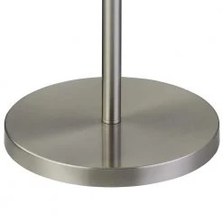 Olympia 70 in. Nickel Torchiere Floor Lamp With Glass Shade by Maxax -Maxax Elegant store nickel maxax floor lamps f72 ni 1f 1000