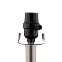 Cincinati 27 '' H Nickel Table Lamp With White Shade(Set of 2) by Maxax -Maxax Elegant store nickel maxax table lamps t109 wh 66 1000