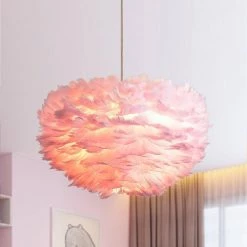 Columbus 3-Light Pink Columbus Unique/Statement Globe Chandelier with Feather Accents by Maxax -Maxax Elegant store pink maxax chandeliers mx19096 3pk p 76 1000